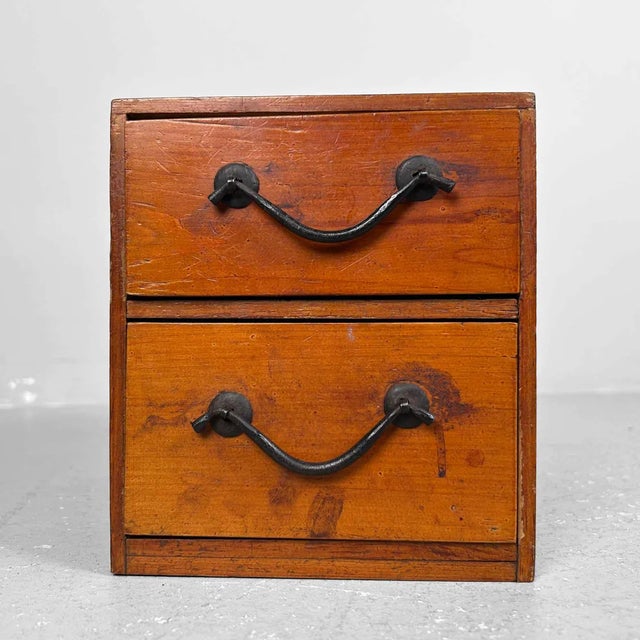 Small Showa Haribako Drawer Chest, Japan, 1930s For Sale - Image 11 of 11