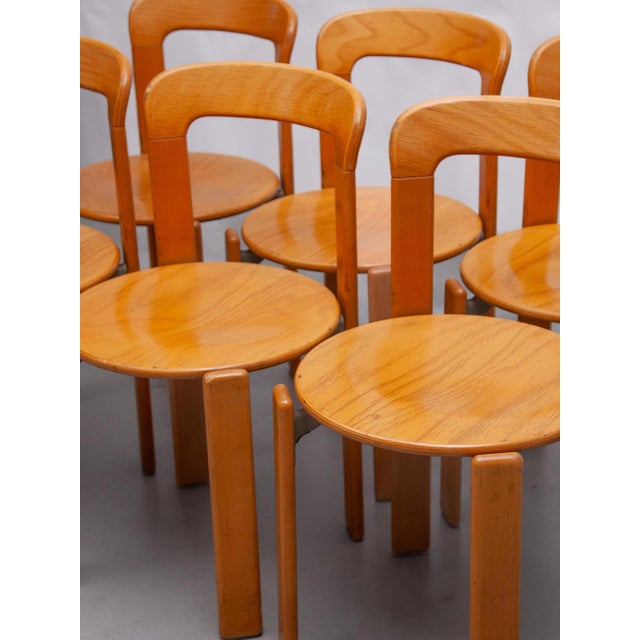 Stacking Chairs by Bruno Rey for Kush & Co, 1970, Set of 6 For Sale - Image 16 of 18