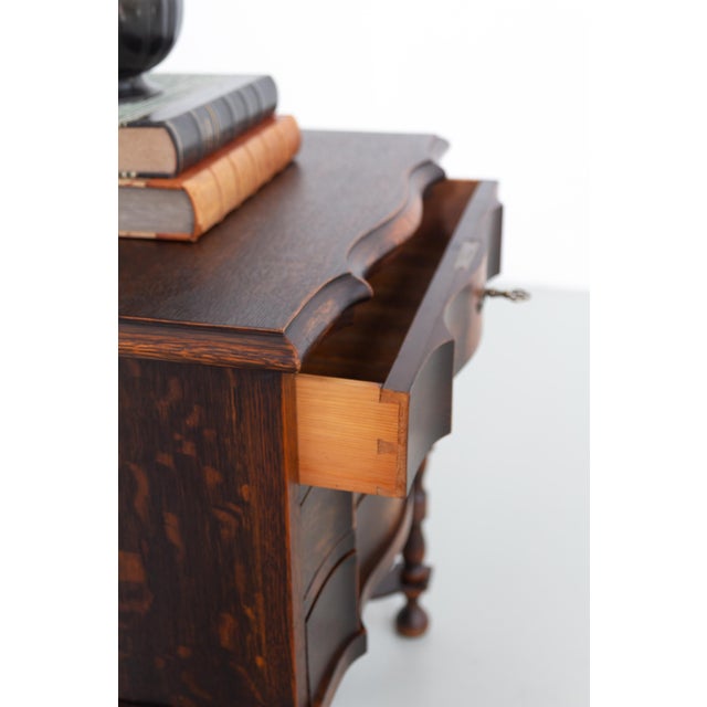 Antique Danish Oak Chest of Drawers, 1910s For Sale - Image 17 of 18