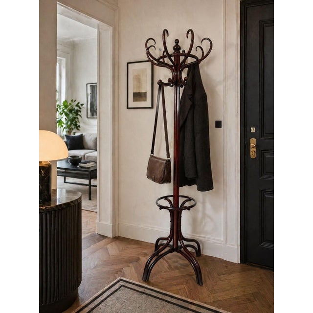 Standing Coat Rack, 1920 For Sale - Image 10 of 11