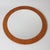 Scandinavian Round Wall Mirror in Oak, Denmark, 1970s For Sale - Image 3 of 11