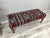 Bohemian Kilim Upholstered Ottoman Bench For Sale - Image 4 of 10