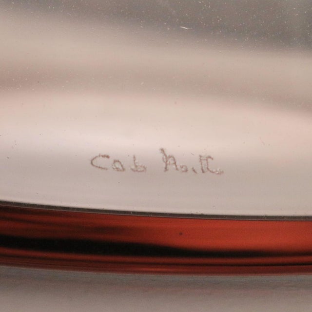 Murano Glass Bottle by Carlo Moretti For Sale - Image 6 of 7