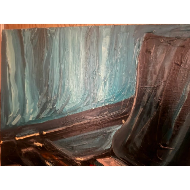 Expressionist Original Oil Painting of Piano For Sale In San Francisco - Image 6 of 8