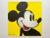 Yellow Andy Warhol Vintage 1986 Limited Edition Myth Series Large Fine Art Lithograph Print " Mickey Mouse " 1981 For Sale - Image 8 of 12