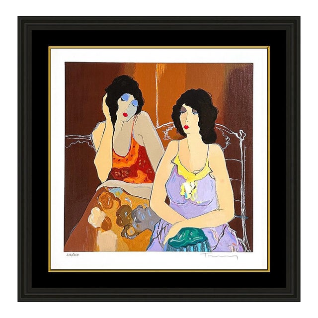 Late 20th Century Ashley and Abigail, Itzchak Tarkay For Sale
