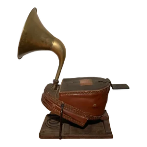 Antique English Bellows Fireman's Signaling Horn