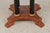 1970s Ethan Allen Round Cherry Neoclassical Dining Room Table For Sale - Image 5 of 17
