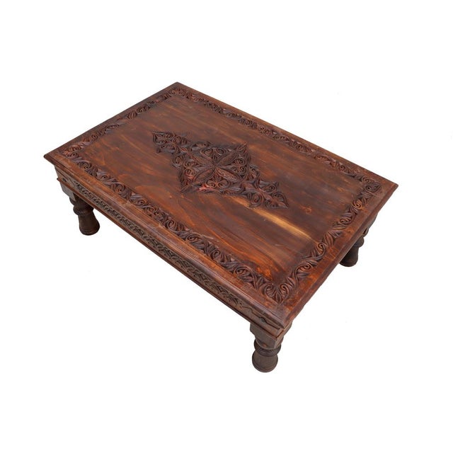 Vintage Wooden Coffee Table, 1970s For Sale - Image 3 of 18