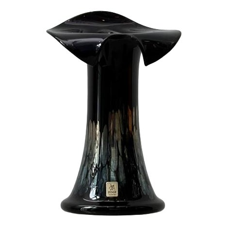 Iridescent Eisch Studio Glass Vase, 1970s For Sale