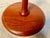 Large Height-Adjustable Teak Floor Lamp with Brass Details and Wool Lampshade from Temde Leuchten, 1960s For Sale - Image 6 of 18