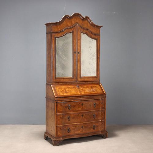 Antique Italian Trumeau in Walnut For Sale - Image 14 of 14