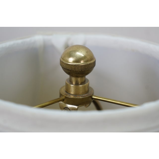 1980s Wildwood Chinoiserie Butterflies Leaves Ivy Table Lamp 31" For Sale - Image 15 of 16