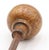 Brass Pair of Vintage 2 In. Plain Round Brass Door Knobs For Sale - Image 8 of 9