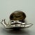 Nautical Vintage 1970s Silver Plated Snail Salt Cellar For Sale - Image 3 of 12