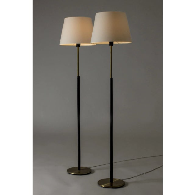 Mid-Century Modern Floor Lamps by Falkenbergs Belysning, Set of 2 For Sale - Image 3 of 9
