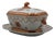 1980s Andrea by Sadek Porcelain Soup Tureen & Plate For Sale