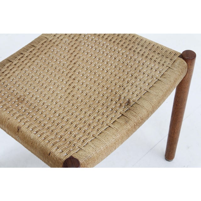 Vintage Danish Model 84 Dining Room Chairs by Niels Otto for J.L. Møllers, 1960s, Set of 5 For Sale - Image 10 of 11