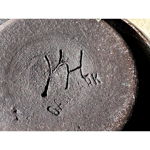 Sculptural Studio Ceramic Art Vase by Kaj Henning Jensen for KH Keramik Stensved, Denmark, 1960s For Sale - Image 11 of 13