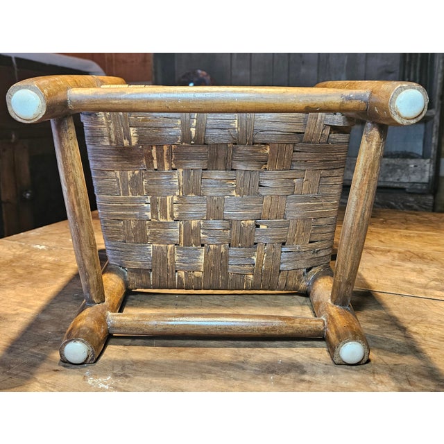 Antique Early American Child's Ladder Back Chair. For Sale - Image 12 of 12