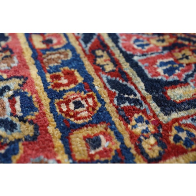 Early 20th Century Antique Persian Sarouk Rug 6'2'' X 9'0'' For Sale - Image 5 of 9