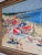 Vintage Fine Art Signed Beach Painting Mid Century Era For Sale - Image 9 of 12