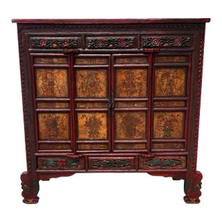 1820s Chinese Qing Dynasty Large Cabinet For Sale