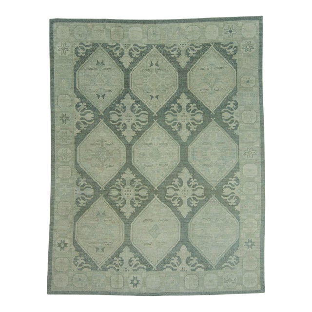 Turkish Oushak Rug 11'11" x 15'3" #19420 For Sale