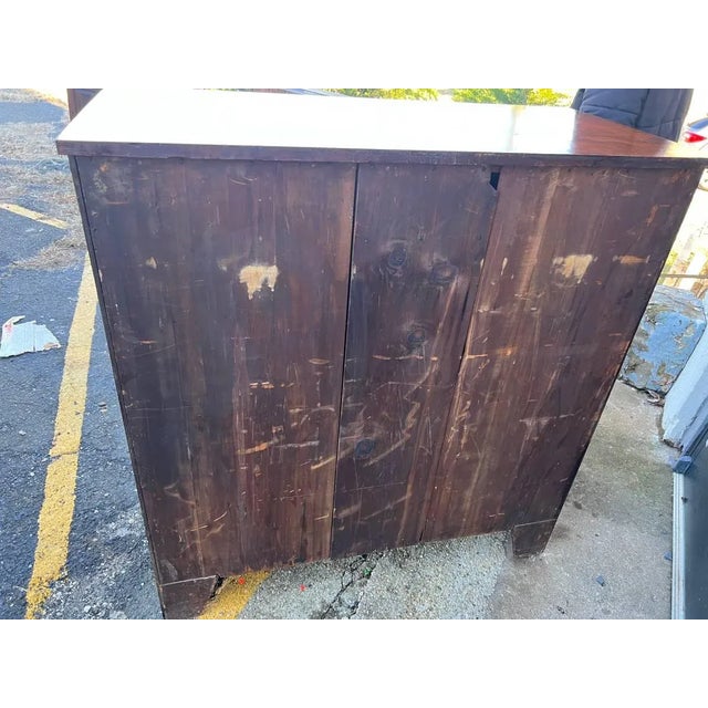 Antique Regency Flame Mahogany Secretaire Desk , 19th Century For Sale - Image 11 of 13