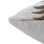 Art Deco Fabdivine Traditional Block Print Pillow Cover 12x20 Inch Thick Cotton White- Vrindavan For Sale - Image 3 of 4