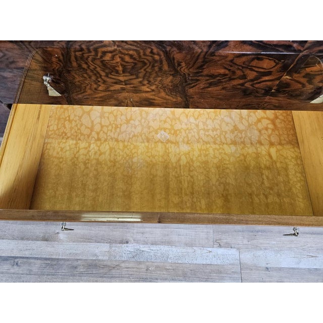 Mid-Century Chest of Drawers with Marbled Glass, Italy, 1950s For Sale - Image 17 of 18