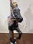 1980s Rotocast Molded Carousel Lifesize Miniature Horse on Wooden Pole For Sale - Image 4 of 12