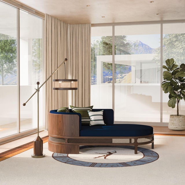 Hamilton Floor Lamp by Wood Tailors Club For Sale - Image 4 of 12