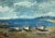 Oil on canvas, Marina, G. Brambilla, 20th century A painting executed with attention to detail, paying attention to the...