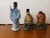 This is a Circa 1970 Set of 3 Chinese Shiwan Mudmen Taoist Immortals Figurines. They measure from left to right: 7 1/2"...