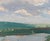 Original River Landscape Oil Painting, Ukrainian Artist, 1960s 27-33 For Sale - Image 4 of 6