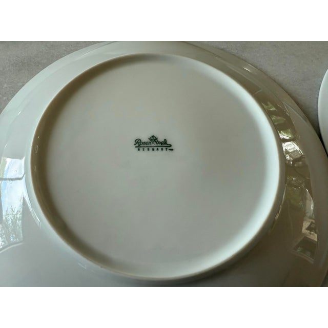 Set of 6 Mid 20th Century Rosenthal Small Plates in the "Hilton" Pattern For Sale - Image 9 of 11
