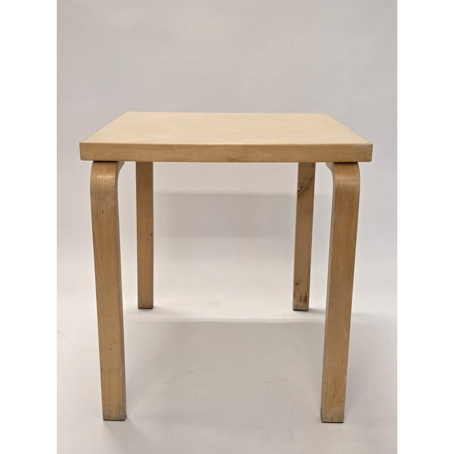 Wood Vintage L-Legged Table by Alvar Aalto for Artek, 1960s For Sale - Image 7 of 15