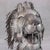 Contemporary Contemporary Recycled Steel Lion Head Sculpture, Handcrafted, One-of-a-Kind For Sale - Image 3 of 9