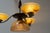 Art Deco Danish Brass Chandelier with Marbled Opaline Shades, 1930s. For Sale - Image 9 of 18