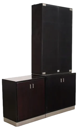 Modular Rosewood & Glass Sideboard from Formanova, Italy, 1970s