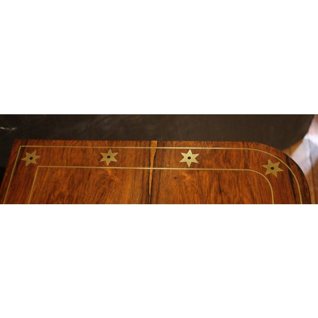 Circa 1815 Regency Period Swivel Top Games Table For Sale In Raleigh - Image 6 of 8