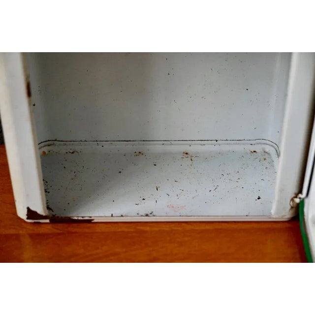 Wood Metal Medicine Cabinet, France, 1940s For Sale - Image 7 of 10