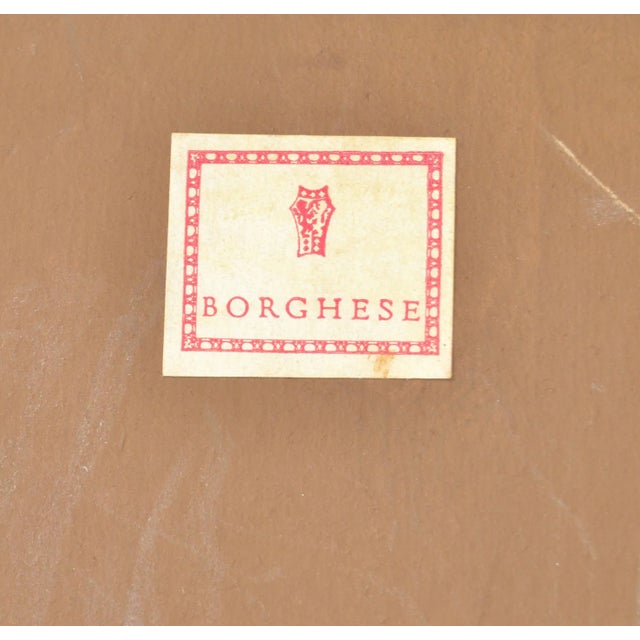 Borghese 1890 Steel Engraving Greco Roman Scene Bernard Picture Co. New York Holding Bird. For Sale - Image 11 of 13