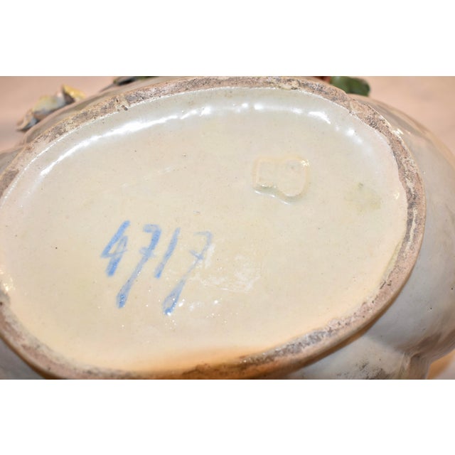 19th Century French Majolica Jardiniere For Sale - Image 13 of 13