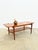 Coffee table designed by Louis Van Teeffelen for the manufacturer Webe, Netherlands, 1960s. Solid teak frame, four tapered...