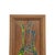 Vintage Mid-Century Modern Abstract Mixed Media Wall Art by Sheldon in Walnut Toned Frame. For Sale - Image 4 of 10