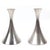 Mid-Century Modern Danish Modern Pewter Candle Holders and Dish Set – Arne Erkers, for Just Andersen - Set of 3 For Sale - Image 3 of 11
