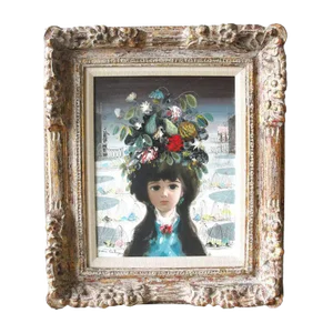 Jean Calogero Oil Painting "Patrizia" (Signed)