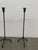 Black Iron Tripod Candlesticks, Pair For Sale - Image 4 of 12